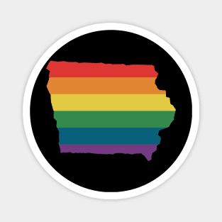 Iowa State Rainbow Magnet